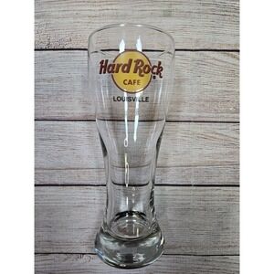 Hard Rock Cafe Louisville 8.25 in Tall Pilsner Glass 20 oz‎ Collectible Tall boy